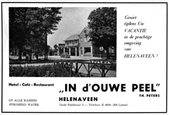 Advertentie 1953 Peters
